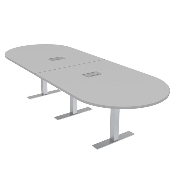 Skutchi Designs 45 in W, 144 in L, 29 in H, Engineered Wood Top, Grey HAR-RAC-46x143-T-ELEC-XD01 - main